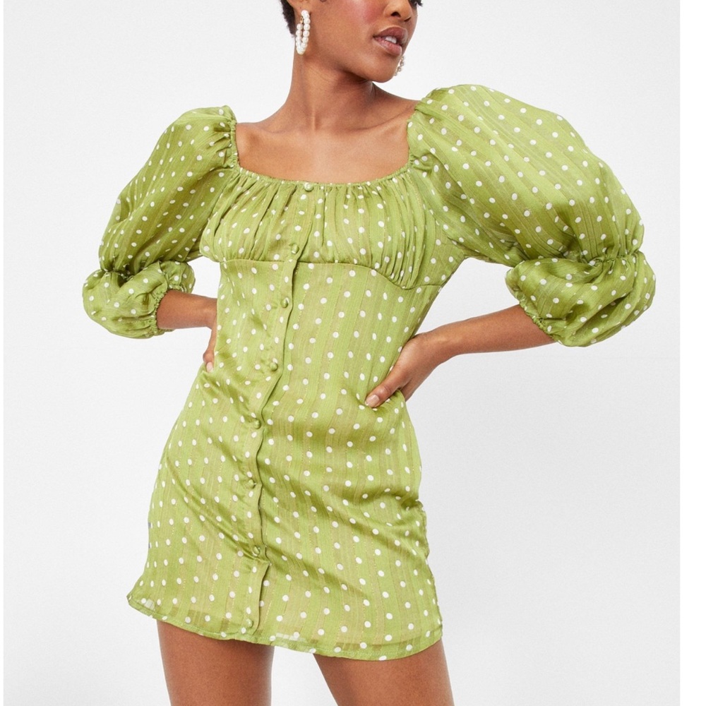 One of a kind puff sleeve dress by Nasty Gal NWOT